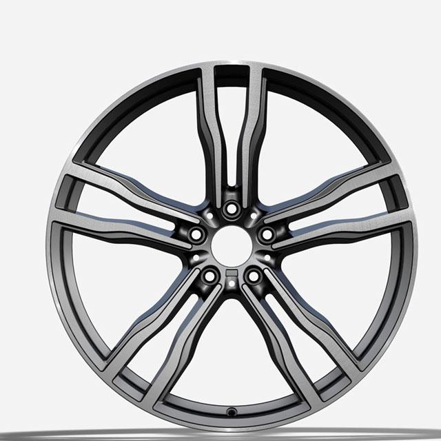 5x114.3 Machine face One piece forged car wheel rim