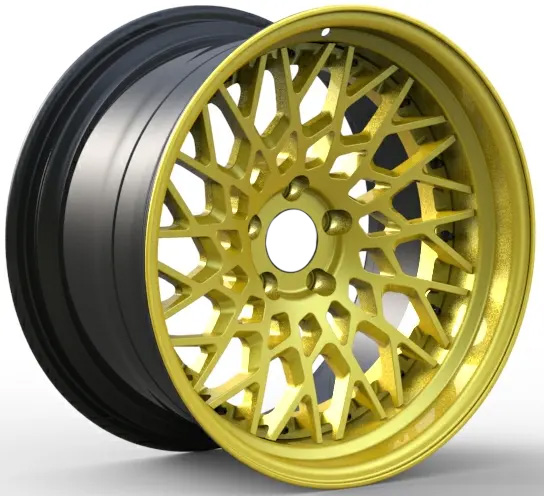 Custom three piece wheels
