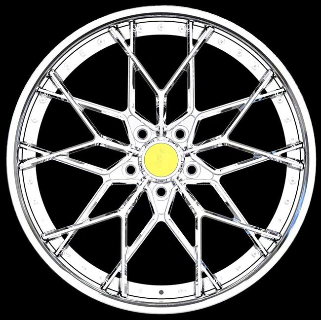 Big Sizes 22 Inch Automobile Alloy 1-Piece Forged Wheel