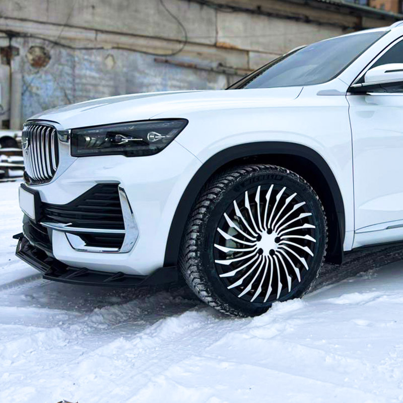 Feedback from our customer- Black machine face monoblock 20 inch wheel for Geely Mongaro