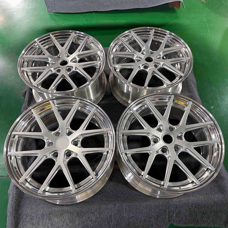 Two piece forged wheels Forged wheels for cars