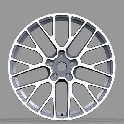 Machined face forged wheel