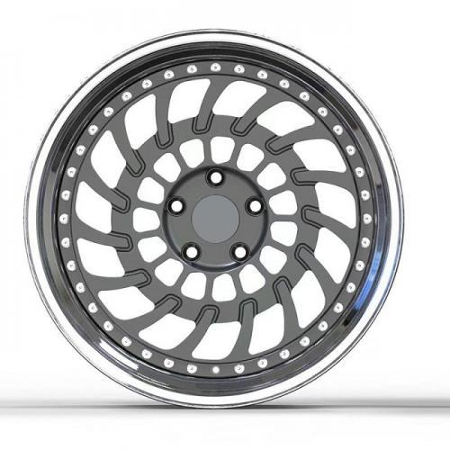 2 pc alloy aluminum wheel rim